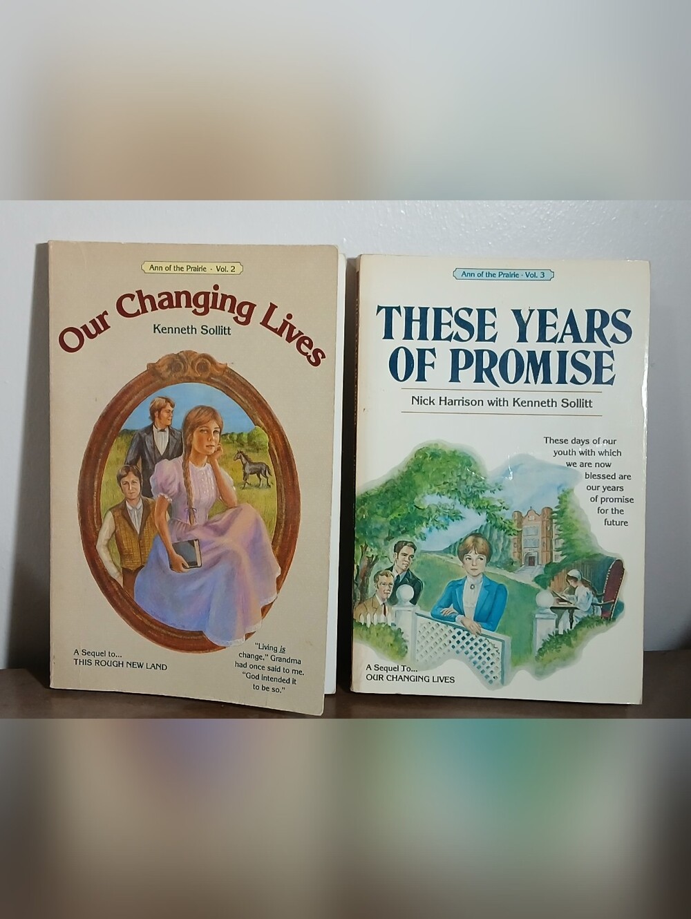 Ann Of The Prairie Vol 2 & 3 Kenneth Sollit (paperback, 1986-87)